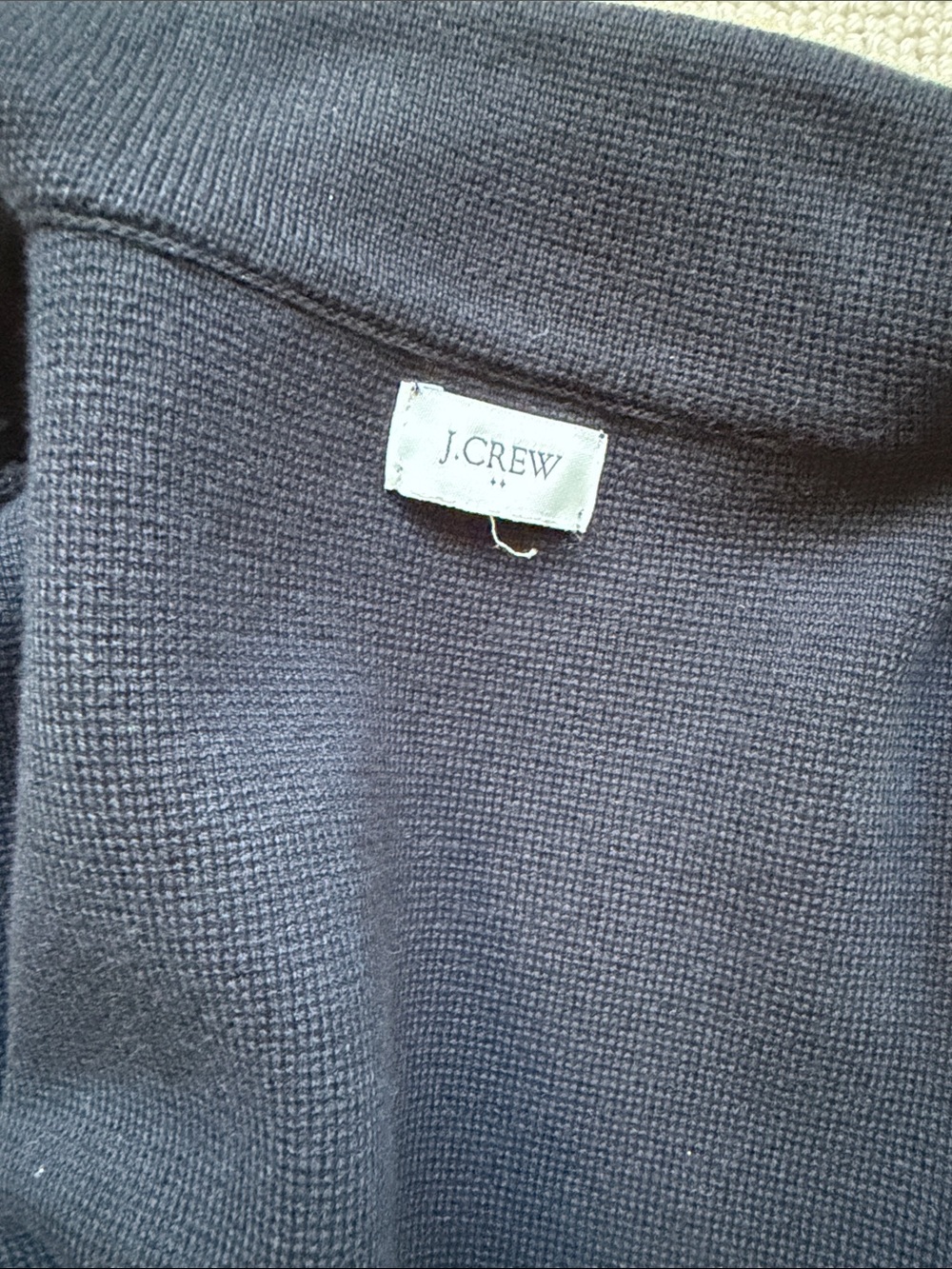 J.Crew Factory Black Schoolboy Sweater Blazer XS - Like New - Picture 3 of 7